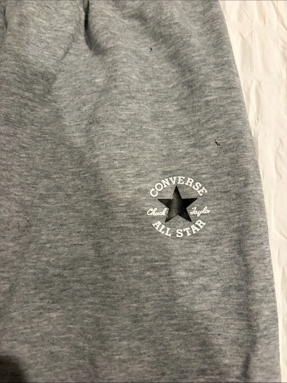 Converse & Puma Kids Gray Sweatpants - Light & Dark Gray Pair